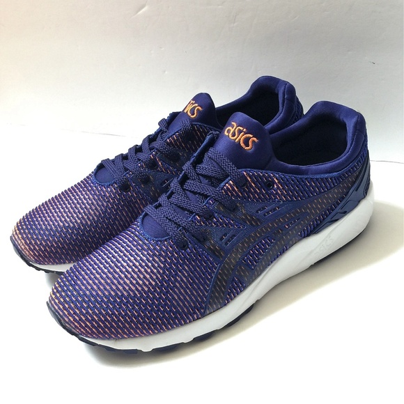 Asics Blue and Orange Gel Kayano Sneakers Sz 10.5